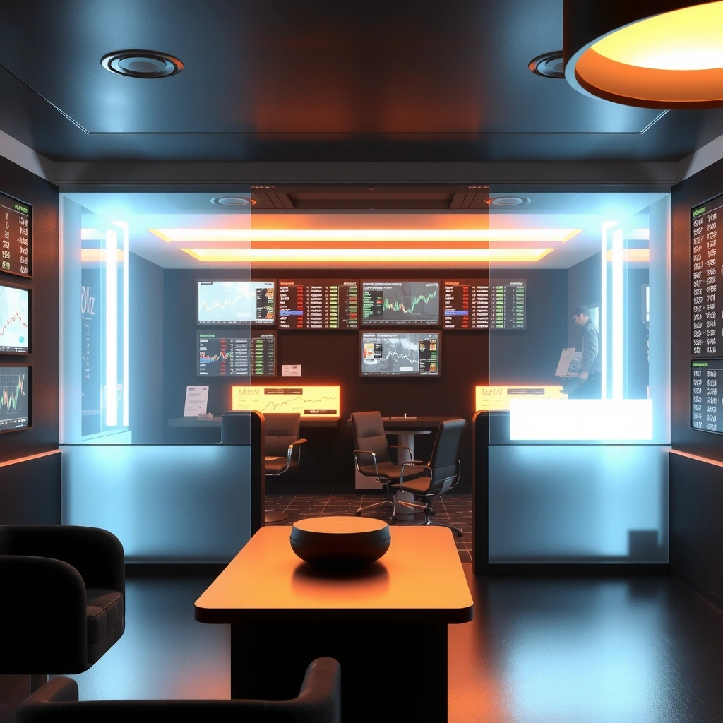 3D Trading Game Interface